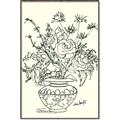 Picture of Drawn Florals I  _GroupedProduct_Rectangle_Portrait_Canvas_Framed_