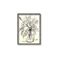 Picture of Drawn Florals II  _GroupedProduct_Rectangle_Portrait_Canvas_Framed_