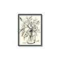 Picture of Drawn Florals II  _GroupedProduct_Rectangle_Portrait_Canvas_Framed_