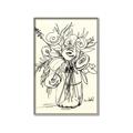 Picture of Drawn Florals II  _GroupedProduct_Rectangle_Portrait_Canvas_Framed_