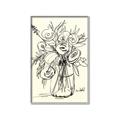 Picture of Drawn Florals II  _GroupedProduct_Rectangle_Portrait_Canvas_Framed_