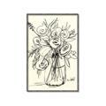 Picture of Drawn Florals II  _GroupedProduct_Rectangle_Portrait_Canvas_Framed_
