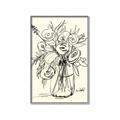 Picture of Drawn Florals II  _GroupedProduct_Rectangle_Portrait_Canvas_Framed_
