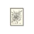 Picture of Drawn Florals III  _GroupedProduct_Rectangle_Portrait_Canvas_Framed_