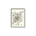 Picture of Drawn Florals III  _GroupedProduct_Rectangle_Portrait_Canvas_Framed_