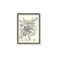 Picture of Drawn Florals III  _GroupedProduct_Rectangle_Portrait_Canvas_Framed_