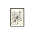 Picture of Drawn Florals III  _GroupedProduct_Rectangle_Portrait_Canvas_Framed_