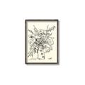 Picture of Drawn Florals III  _GroupedProduct_Rectangle_Portrait_Canvas_Framed_