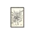 Picture of Drawn Florals III  _GroupedProduct_Rectangle_Portrait_Canvas_Framed_
