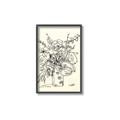 Picture of Drawn Florals III  _GroupedProduct_Rectangle_Portrait_Canvas_Framed_