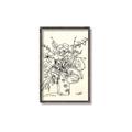 Picture of Drawn Florals III  _GroupedProduct_Rectangle_Portrait_Canvas_Framed_