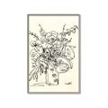 Picture of Drawn Florals III  _GroupedProduct_Rectangle_Portrait_Canvas_Framed_