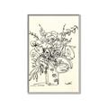 Picture of Drawn Florals III  _GroupedProduct_Rectangle_Portrait_Canvas_Framed_