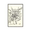 Picture of Drawn Florals III  _GroupedProduct_Rectangle_Portrait_Canvas_Framed_