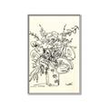 Picture of Drawn Florals III  _GroupedProduct_Rectangle_Portrait_Canvas_Framed_
