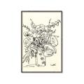 Picture of Drawn Florals III  _GroupedProduct_Rectangle_Portrait_Canvas_Framed_