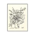 Picture of Drawn Florals III  _GroupedProduct_Rectangle_Portrait_Canvas_Framed_