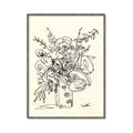 Picture of Drawn Florals III  _GroupedProduct_Rectangle_Portrait_Canvas_Framed_