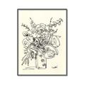 Picture of Drawn Florals III  _GroupedProduct_Rectangle_Portrait_Canvas_Framed_