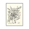 Picture of Drawn Florals III  _GroupedProduct_Rectangle_Portrait_Canvas_Framed_