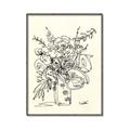 Picture of Drawn Florals III  _GroupedProduct_Rectangle_Portrait_Canvas_Framed_