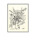 Picture of Drawn Florals III  _GroupedProduct_Rectangle_Portrait_Canvas_Framed_