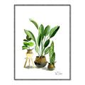 Picture of House Plants I  _GroupedProduct_Rectangle_Portrait_Canvas_Framed_