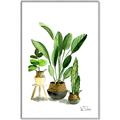 Picture of House Plants I  _GroupedProduct_Rectangle_Portrait_Canvas_Framed_