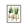 Picture of House Plants II  _GroupedProduct_Rectangle_Portrait_Canvas_Framed_