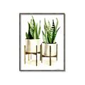 Picture of House Plants II  _GroupedProduct_Rectangle_Portrait_Canvas_Framed_