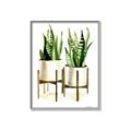 Picture of House Plants II  _GroupedProduct_Rectangle_Portrait_Canvas_Framed_