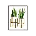 Picture of House Plants II  _GroupedProduct_Rectangle_Portrait_Canvas_Framed_