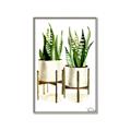 Picture of House Plants II  _GroupedProduct_Rectangle_Portrait_Canvas_Framed_
