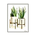 Picture of House Plants II  _GroupedProduct_Rectangle_Portrait_Canvas_Framed_