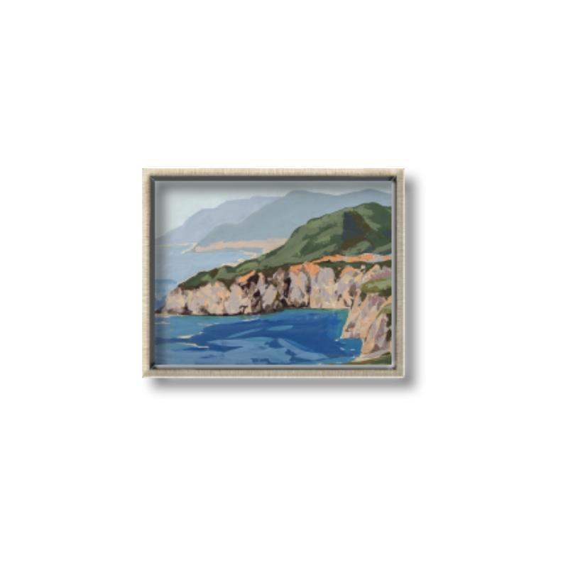 Picture of Cliff Beach _GroupedProduct_Rectangle_Landscape_Canvas_Framed_