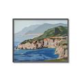 Picture of Cliff Beach _GroupedProduct_Rectangle_Landscape_Canvas_Framed_