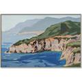 Picture of Cliff Beach _GroupedProduct_Rectangle_Landscape_Canvas_Framed_