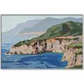 Picture of Cliff Beach _GroupedProduct_Rectangle_Landscape_Canvas_Framed_