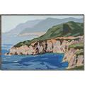 Picture of Cliff Beach _GroupedProduct_Rectangle_Landscape_Canvas_Framed_