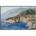 Picture of Cliff Beach _GroupedProduct_Rectangle_Landscape_Canvas_Framed_