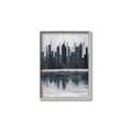 Picture of City from afar _GroupedProduct_Rectangle_Portrait_Canvas_Framed_