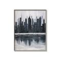 Picture of City from afar _GroupedProduct_Rectangle_Portrait_Canvas_Framed_