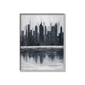 Picture of City from afar _GroupedProduct_Rectangle_Portrait_Canvas_Framed_