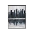 Picture of City from afar _GroupedProduct_Rectangle_Portrait_Canvas_Framed_