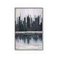 Picture of City from afar _GroupedProduct_Rectangle_Portrait_Canvas_Framed_