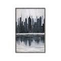 Picture of City from afar _GroupedProduct_Rectangle_Portrait_Canvas_Framed_