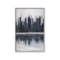 Picture of City from afar _GroupedProduct_Rectangle_Portrait_Canvas_Framed_