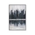 Picture of City from afar _GroupedProduct_Rectangle_Portrait_Canvas_Framed_