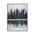 Picture of City from afar _GroupedProduct_Rectangle_Portrait_Canvas_Framed_
