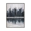 Picture of City from afar _GroupedProduct_Rectangle_Portrait_Canvas_Framed_